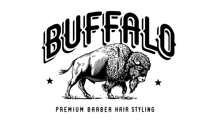 logo buffalo negro